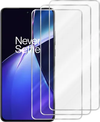 Produktbild von Cadorabo 3x Panzer Schutz Glas für OnePlus CE4 3 Stück Schutzfolie in Ultra-Klar Hüllen freundlich - Gehärtetes (Tempered) Glas Dipslayschutz Folie in 9H Härte Anti Kratzer