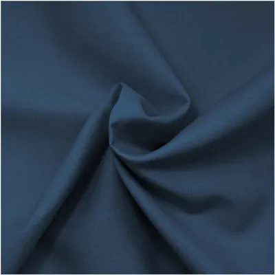 50x150cm Baumwollstoff Oeko - Tex 100 Meterware am Stück Fahnentuch Cretonne dunkelblau