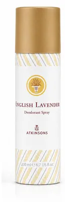Image de Atkinsons 1799 English Lavender, unisexe, déodorant parfumé, déodorant en spray, spray, 200 ml, emballage universel