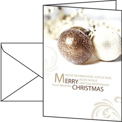 Produktbild von Sigel® Weihnachts-Karten "Moments" - A6 (A5), 10 Karten