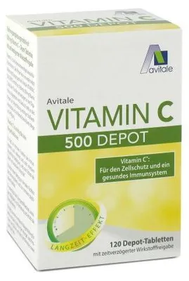 Produktbild von Vitamin C 500 mg Depot Tabletten 120 St