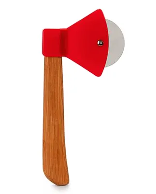 Obrázok produktu pre Nôž na pizzu 21 cm Nôž na pizzu v tvare sekery Nôž na pizzu s valčekom 94