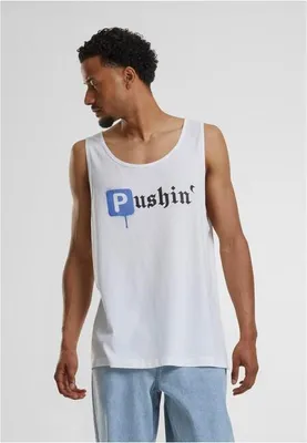 Image de Débardeur Mr. Tee Pushin P blanc - M