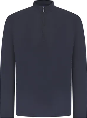 Produktbild von Henbury Herren Oberteil mit Reißverschluss bis zur Brust, langärmlig RW4845 (2XL) (Marineblau)