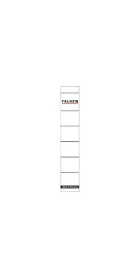Produktbild von Falken Ordnerrückenschild 80039639 schmal/kurz weiß 10 St./Pack.