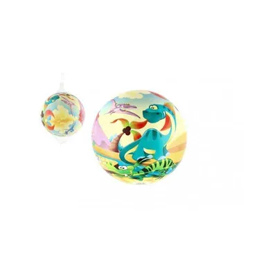Image de Boule dinosaure gonflée en vinyle diamètre 22cm