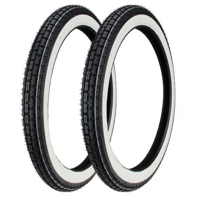 Obrázek produktu pro 2x Whitewall Kenda K252 2.50-19 (2 1/2 x 19) 41P TT pneumatiky