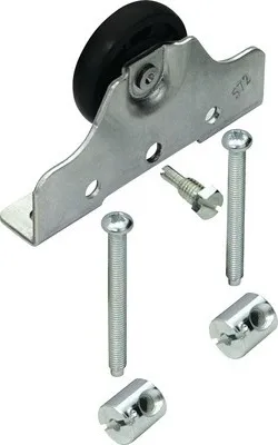Immagine prodotto di Hettich Elemento di scorrimento universale per ferramenta per porte scorrevoli, acciaio zincato, 2 pezzi