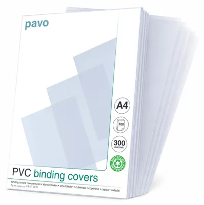 Obrázok produktu pre obal na pavučinu, DIN A4, PVC, priehľadný, 0,30 mm