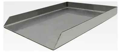 Produktbild von Edelstahl Grillplatte Plancha 33,5 cm x 48 cm, 4 mm stark, verschweißt, passend für Weber Genesis 2 II Serie ab 2017