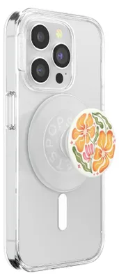 Immagine prodotto di Supporto per telefono PopSockets compatibile con MagSafe, con cavalletto, base magnetica e parte superiore intercambiabile