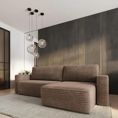 Produktbild von Masseno Ecksofa TELIN mit Schlaffunktion L-Form, Sofa mit Bettkasten, Wohnzimmersofa, Couch, Soffa, Bettsofa, Couchgarnitur- Beige, TILIA 17