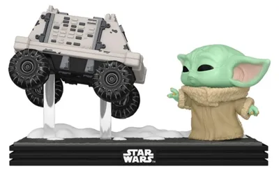 Produktbild von Funko Pop! Star Wars: The Mandalorian and Grogu - Grogu with Polar Mouse Droid #840
