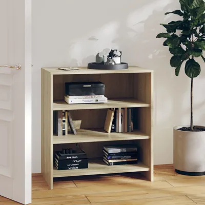 Produktbild von "Rabatt" Mehrzweckschrank/Vitrine/Sideboard - Modernes Design - Sonoma-Eiche 70x40,5x75 cm Holzwerkstoff - Kommoden CC20874