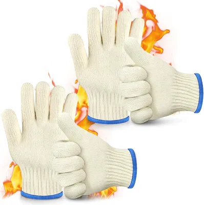 Obrázok produktu pre Kuchynské chňapky 2 páry, žiaruvzdorné do 250 °C, bavlna, na grilovanie