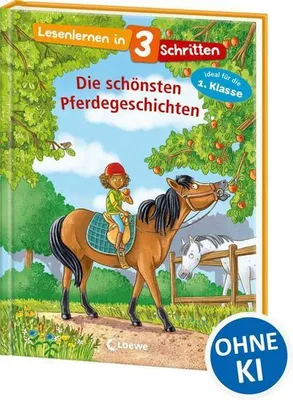Produktbild von Lesenlernen in 3 Schritten - Die schönsten Pferdegeschichten