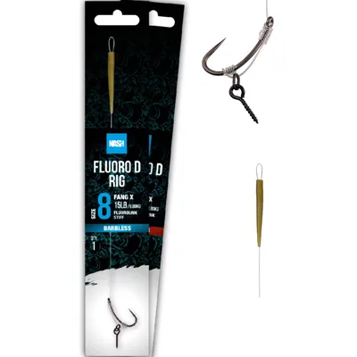 Obrázok produktu pre Nash Fluoro D Rig veľkosť 4 Carp Rig