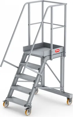 Produktbild von Altrex Podesttreppe fahrbar 60° 5 Stufen