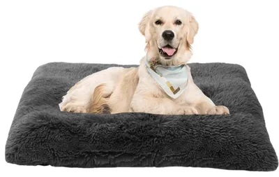 Zdjęcie produktu dla Materac dla psa, legowisko dla kota, sofa dla psa, poduszka dla psa, kosz dla psa, mata dla psa, wymiary: 140x110x12 cm, kolor: ciemnoszary, możliwość prania, antypoślizgowa