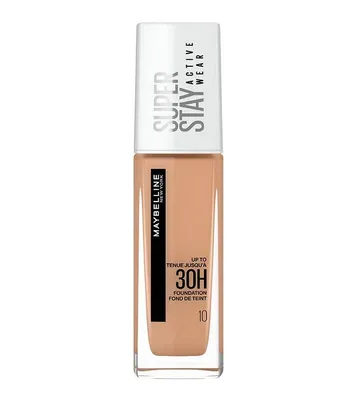 Produktbild von Maybelline Super Stay 30H Ivory (10), 30 ml, Pumpenflasche, Flüssigkeit, Ivory, Universalhülle, Mattierend, Matte