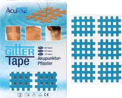 Produktbild von AcuTop Grid Tape Type B, Basiert auf der fernöstlichen medizinischen Wissenschaft der Akupunktur werden AcuTop Gitter..., CE, 120 Stück(e), Box