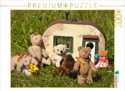 Produktbild von CALVENDO Puzzle Reisebär 2000 Teile Puzzle quer | 2000 Teile Lege-Größe 90x67cm Foto-Puzzle für glückliche Stunden