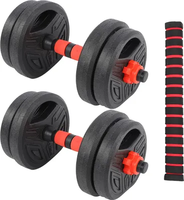 Zdjęcie produktu dla Hantle Roundness Domowy sprzęt fitness do ćwiczeń 10 kg Zestaw z drążkiem łączącym 40 cm