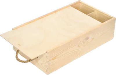 Image de Creative Deco Boîte Caisse à Vin en Bois 35 x 21 x 11 cm - 2 Bouteilles