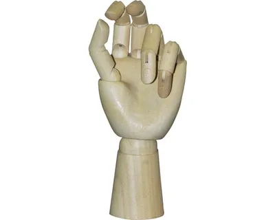Produktbild von Holz-Gliederhand 30 cm