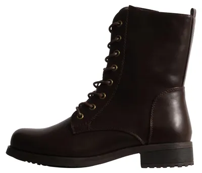 Produktbild von Stiefeletten mit Schnürung und Reißverschluss, mit runder Schuhspitze