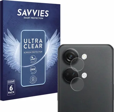 Produktbild von 6x Für OnePlus Nord 3 5G (NUR Kameraschutz) Schutzfolie Savvies Displayschutz Display Schutz Folie Klar Transparent