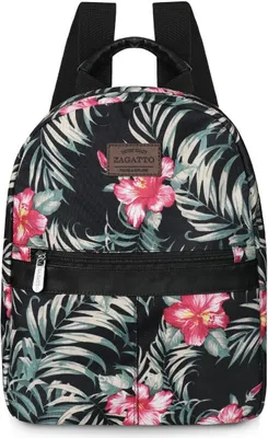 Produktbild von Zagatto Kleiner Damen-Rucksack Kollektion „Nairobi” mit Blumenmuster ZG679 Rucksack