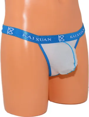 Produktbild von Herren String Tanga mit farbigem Bund