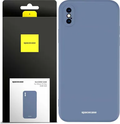 Produktbild von Spacecase Silikonhülle iPhone XS Max blau