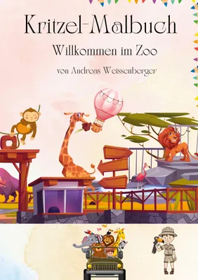 Produktbild von Kritzel und Malbuch, Deutsch, Taschenbuch, 96 Seiten