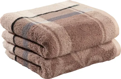 Produktbild von Erwin Müller Duschtuch Ludwigsburg" 2er-Pack braun 70x140 cm"