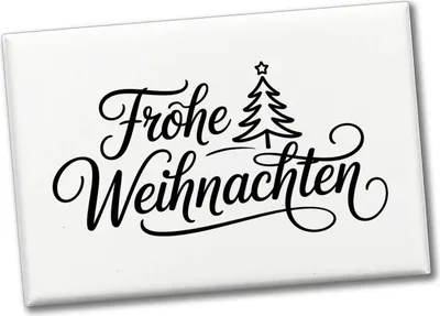 Produktbild von Weihnachtsbaum Souvenir Magnet frohe Weihnachten