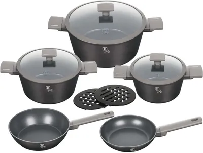Produktbild von Berlinger Haus Antracit Collection 10-teiliges Kochgeschirrset