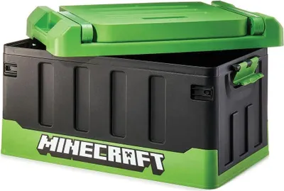 Obrázek produktu pro Numskull Minecraft úložný box se skládací židlí zelený zelený jedna velikost