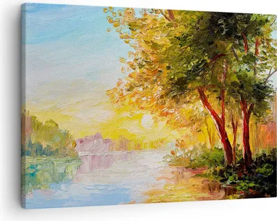 Produktbild von Bild auf Leinwand - Leinwandbild - natur natur - 70x50cm - Wand Bild - Wanddeko - Wandbilder - Leinwanddruck - Bilder - Kunstdruck - Wanddekoration - Leinwand bilder - Wandkunst - AA70x50-3445