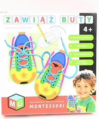 Zdjęcie produktu dla Zawiąż Buty - Zabawka Edukacyjna Montessori