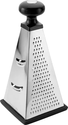 Produktbild von Judge Pyramidenreibe, Edelstahl, 12x12x25,5 cm, silber/schwarz
