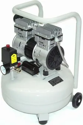 Produktbild von leiser Druckluft Kompressor 40292 Flüsterkompressor 24 ltr ölfrei Luftkompressor