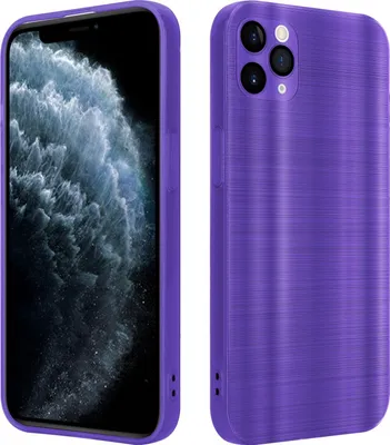 Produktbild von Cadorabo Hülle für Apple iPhone 11 PRO MAX Schutz Hülle in Lila Handyhülle TPU Silikon Etui Case
