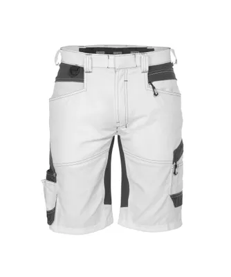 Immagine prodotto di DASSY® Axis Painters pantaloncini da pittore elasticizzati BIANCO/TRACITE GRIGIO taglia 66 lunghezza: STANDARD