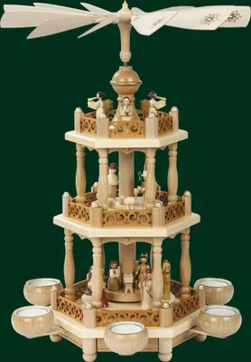 Produktbild von 3-stöckige Pyramide Christi Geburt (46cm) von Richard Glässer