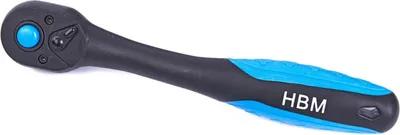 Immagine prodotto di Cricchetto reversibile professionale 3/8" ABS in acciaio Cr-V, 200 mm Hbm