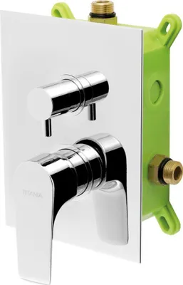 Produktbild von Novaservis Titania Nice - Unterputz-Armatur für 2 Geräte, mit Körpereinbau, Chrom BOX97051R,0