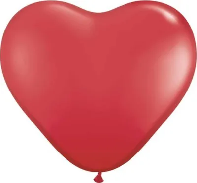 Image de Ballons rouges en forme de cœur, 1 pièce