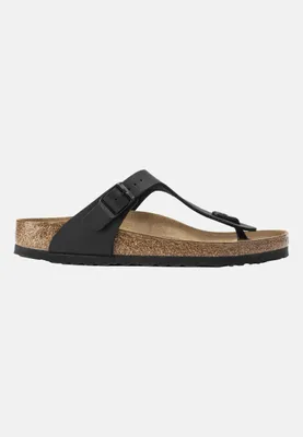 Produktbild von Birkenstock Gizeh Schwarz Normal Fußbett - Damen Hausschuhe - 043691
